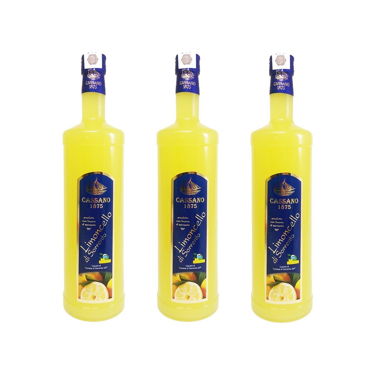 Autumn Party Offer Lemon – 1000ml PepeGusto IGP 3x of Limoncello Sorrento